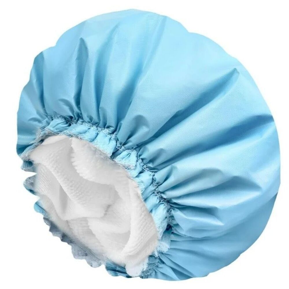 TruSpa Blue Shower Cap | Protect Blowouts & Prevent Frizz
